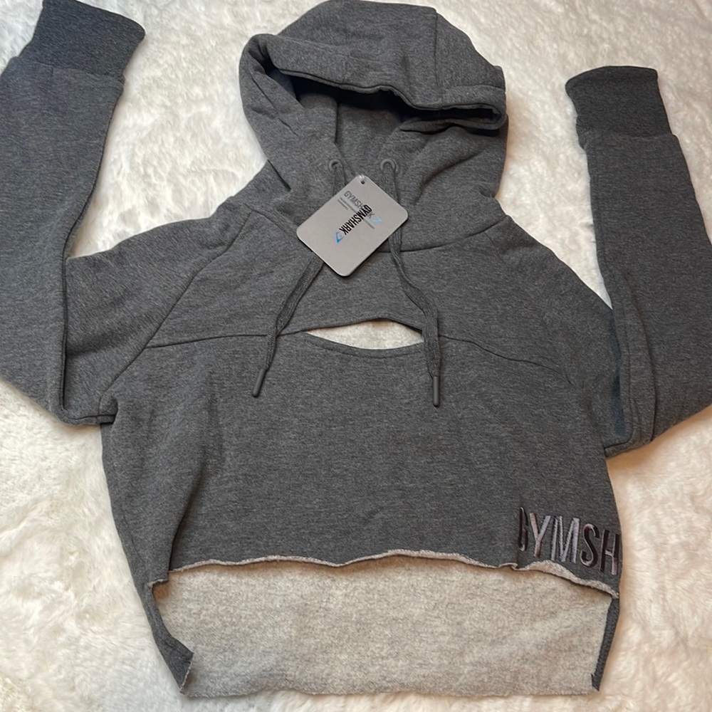 Gymshark cropped hoodie SIZE: XS